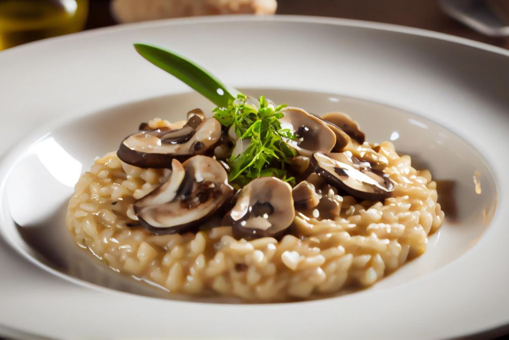 risoto de camarão